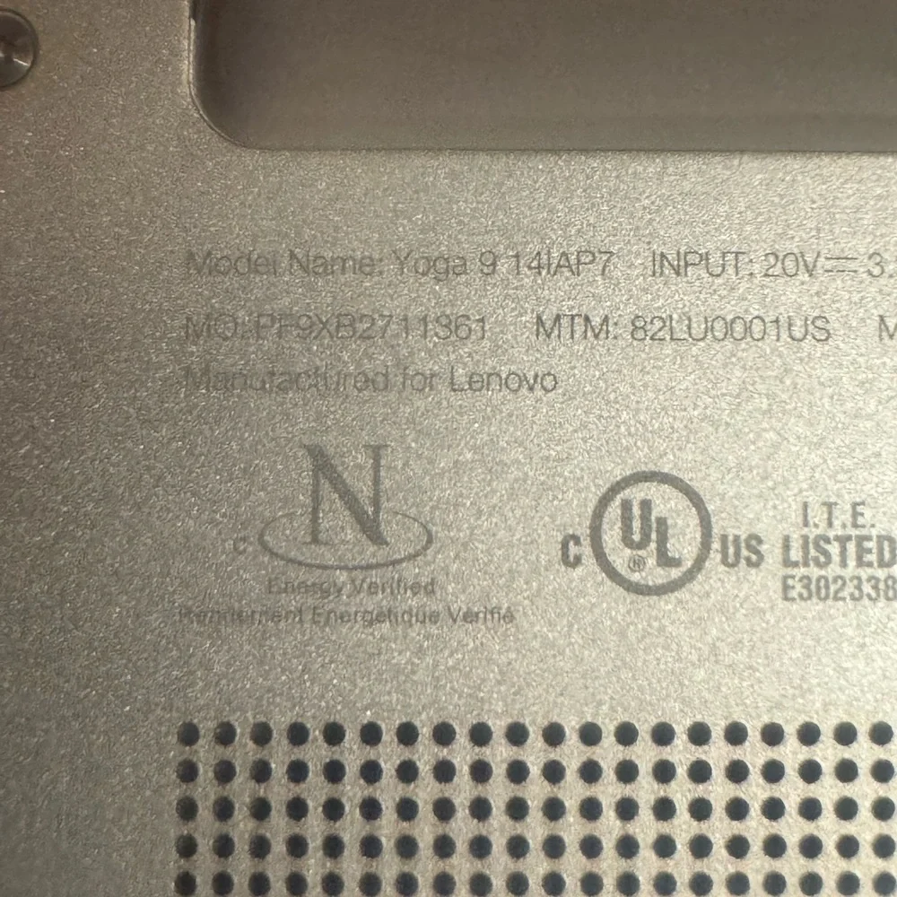 HP Lenovo Yoga Laptop